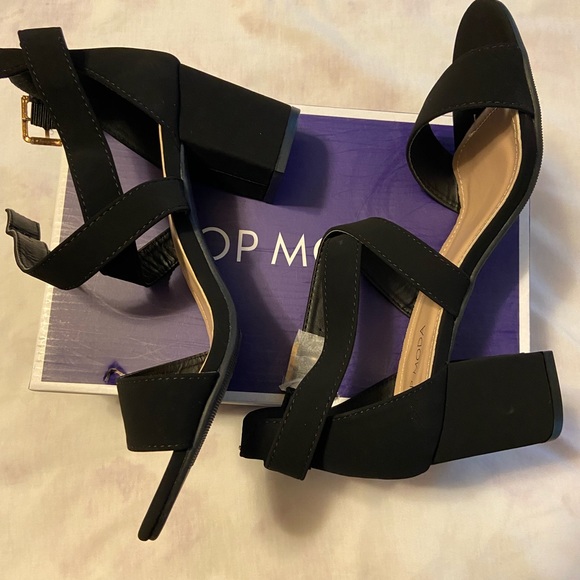 Women’s Top Moda Brand Black Dress Shoes, 8, NIB - Picture 2 of 4